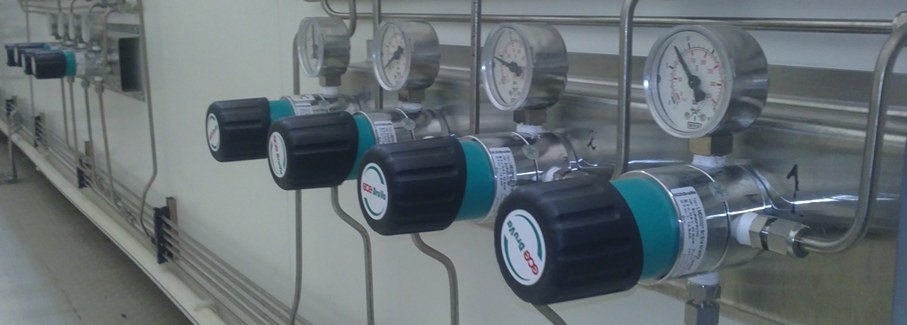 تجهیزات کنترل فشار و جریان گازهای خالص